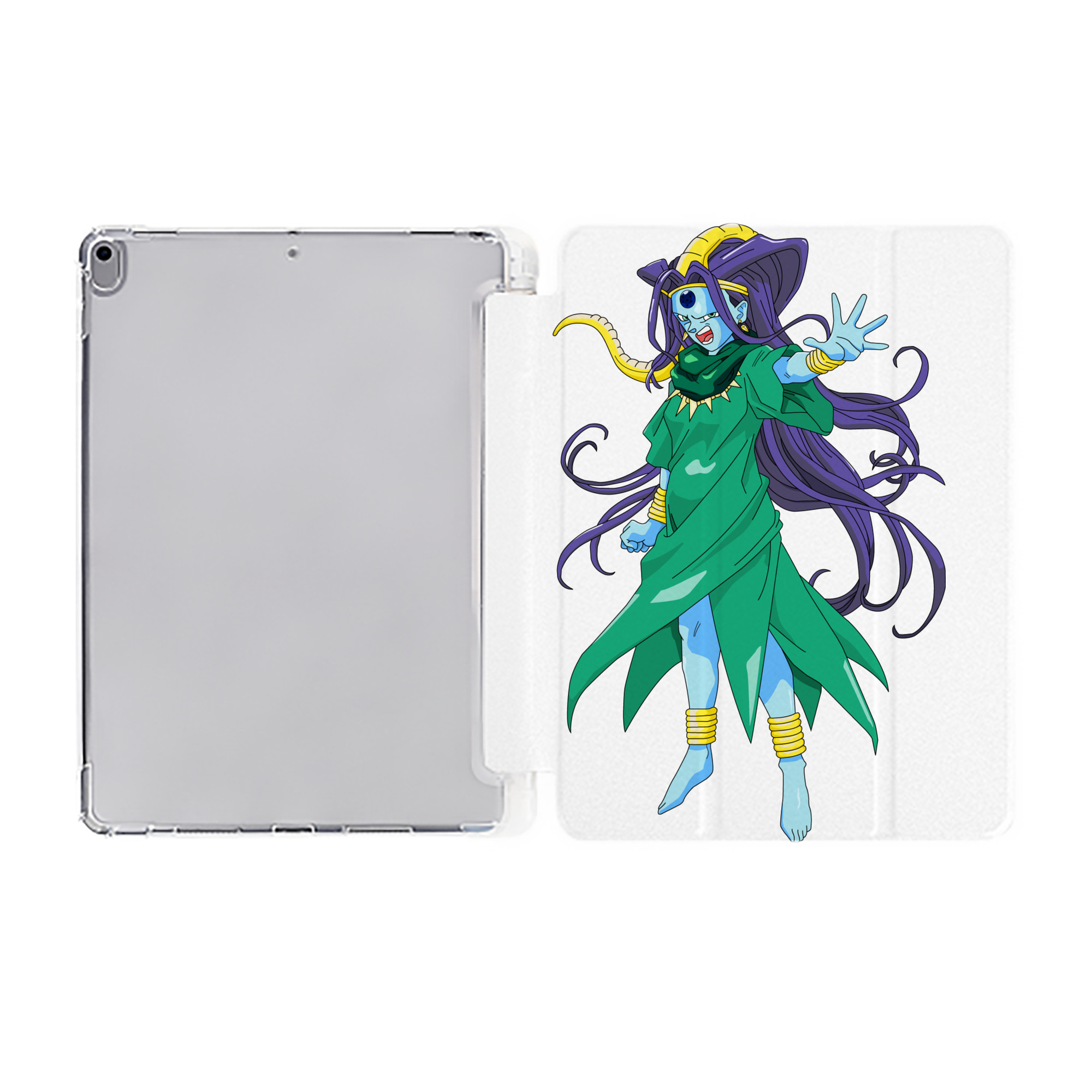 （画像用） ドラゴンボール DRAGON BALL IPad ケース ペン収納付き 三つ折りスタンド PUレザー×シリコン 対応機種9.5/10.5/10.9インチ